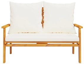 5 pcs conjunto lounge de jardim c/ almofadões acácia maciça