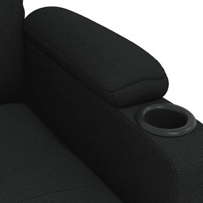 Poltrona de massagens tecido preto