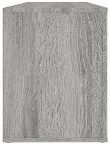 Sapateira 100x35x45 cm derivados de madeira sonoma cinza