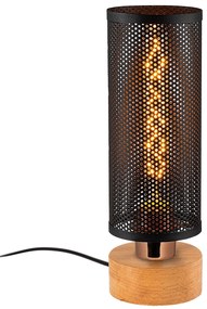 Candeeiro de Mesa Amasra – Preto – Diâmetro 10 cm, Altura 31 cm