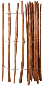 Cerca de estacas em madeira de aveleira 150x250 cm