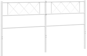 Cabeceira de cama 160 cm metal branco