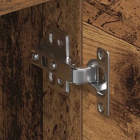 Estante para TV vidaXL Madeira Velha 150x30x50 cm Madeira de Engenhari
