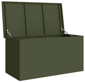 Caixa de Armazenamento Externa Verde-oliva 100 x 50.5 x 50 cm