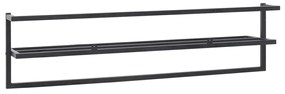 Toalheiro 95x25x22 cm ferro preto