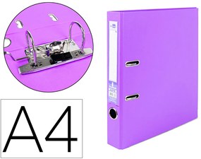 Pasta de Arquivo de Alavanca Documenta Pvc Din A4 Lombada 52 mm Lilas