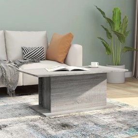Mesa de centro 102x55,5x40 cm derivados de madeira cinza sonoma