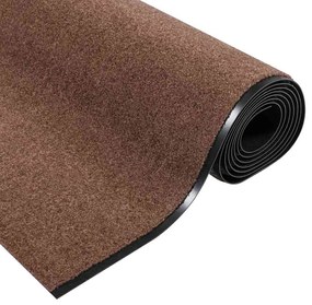 Tapete Retangular vidaXL Castanho 120x350 cm