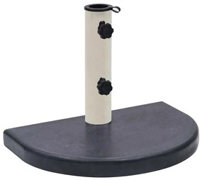 Base para guarda-sol 40x28x4 cm granito preto