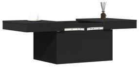 Mesa de centro 80x55x40 cm derivados de madeira preto