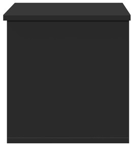 Caixa de arrumação 60x35x35 cm derivados de madeira preto