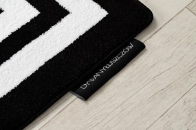Tapete HAMPTON quadro preto - PRODUTO DE SEGUNDA GRAU