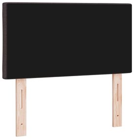 Cabeceira com Design de Blocos de Diamante Castanho Escuro 80cm, Tecid