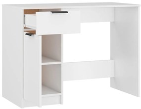 Secretária 100x50x75 cm derivados de madeira branco