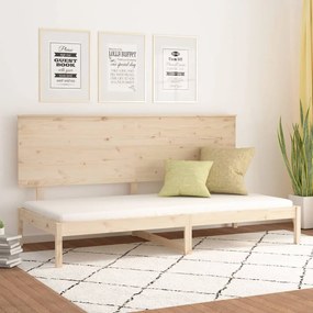 Sofá-cama sem colchão 90x200 cm madeira de pinho maciça