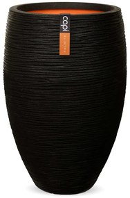 Capi Vaso Nature Rib elegante Deluxe 40x60 cm preto KBLR1131