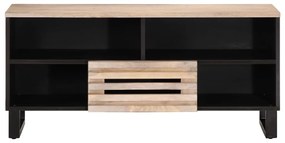 Móvel de TV 100x34x46 cm madeira de mangueira maciça