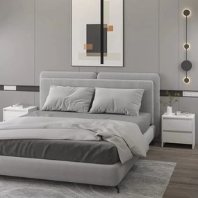 vidaXL Mesas de cabeceira 2 pcs derivados de madeira branco