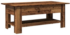 Mesa de centro 102x55x42 cm derivados de madeira madeira velha
