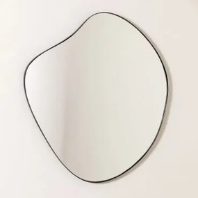 Espelho de parede de metal (67x60 cm) Astrid Preto & B - Sklum