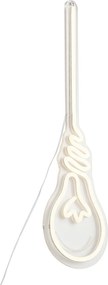 Candeeiro de parede néon branco quente Incl. LED - Lâmpada