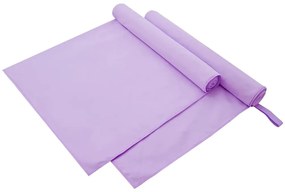 vidaXL Toalhas Esportivas 2 pcs Roxo 180 x 90 cm Poliéster e poliamida