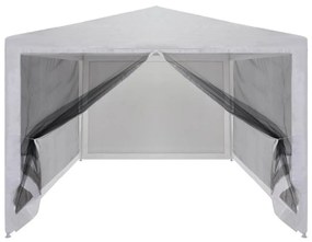 Tenda para festas com 4 paredes laterais em rede 3x3 m