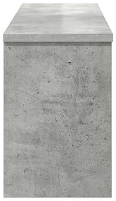 Cabideiro de Parede Cinzento cimento 80 x 20 x 30 cm