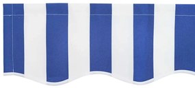 Tecido Substituto para Toldo de 3,5m x 2m Azul e Branco