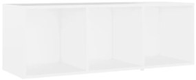 Móveis de TV 2 pcs 107x35x37 cm contraplacado branco