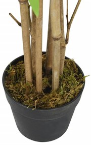 Árvore de bambu artificial 368 folhas 80 cm verde