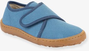 Sapatos de casa barefoot Froddo para criança azul-ganga