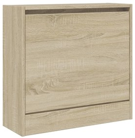 Sapateira 60x21x57 cm derivados de madeira carvalho sonoma