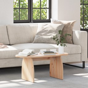 vidaXL Mesa de centro Natural 80 x 40 x 35 cm