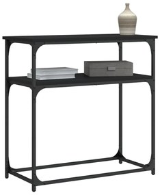 Mesa consola 75x35,5x75 cm derivados de madeira preto