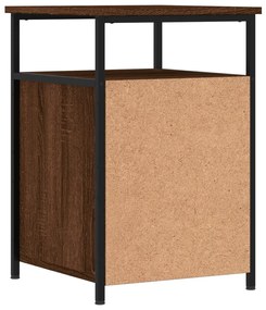 Mesa cabeceira 40x42x60 cm derivados madeira carvalho castanho