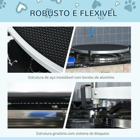 PawHut Mesa de Higiene para Animais de Estimação Mesa de Cabeleireiro