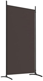 Divisória de quarto com 2 painel 175x180 cm castanho tecido