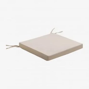 Almofada 44,5x43 Cm Para Cadeira Em Tecido Senia Gardénia Branco - Sklum