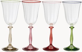 Copos de vinho de cristal Toasts & Tales, conjunto de 4