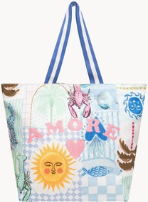 Saco de compras em algodão Amore