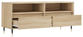 Móvel p/ TV 100x34,5x44,5 cm derivados madeira carvalho sonoma