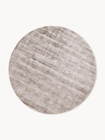 Tapete redondo em viscose artesanal Jane