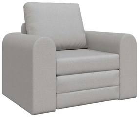 Sofá-Cama de Chão 2-em-1 Cinzento Nuvem 98x71x83 cm Tecido