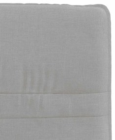 Cadeiras de jantar 6 pcs tecido cinza nuvem