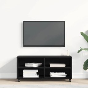 Armário de TV vidaXL Preto 90x35x35 cm em Madeira Derivada