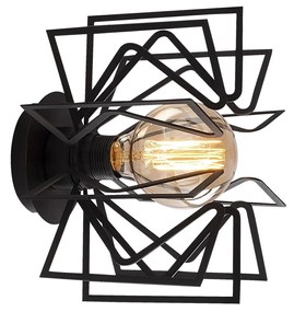 Aplique de Parede Nemrut – Preto – 20 cm x 25 cm
