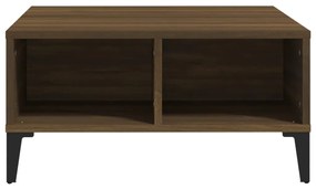 Mesa de centro 60x60x30 cm aglomerado cor carvalho castanho