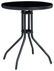 3 pcs conjunto de bistrô preto e antracite