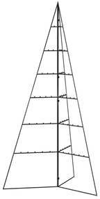 Árvore de Natal Piramide para Decoração em Metal - 140 cm